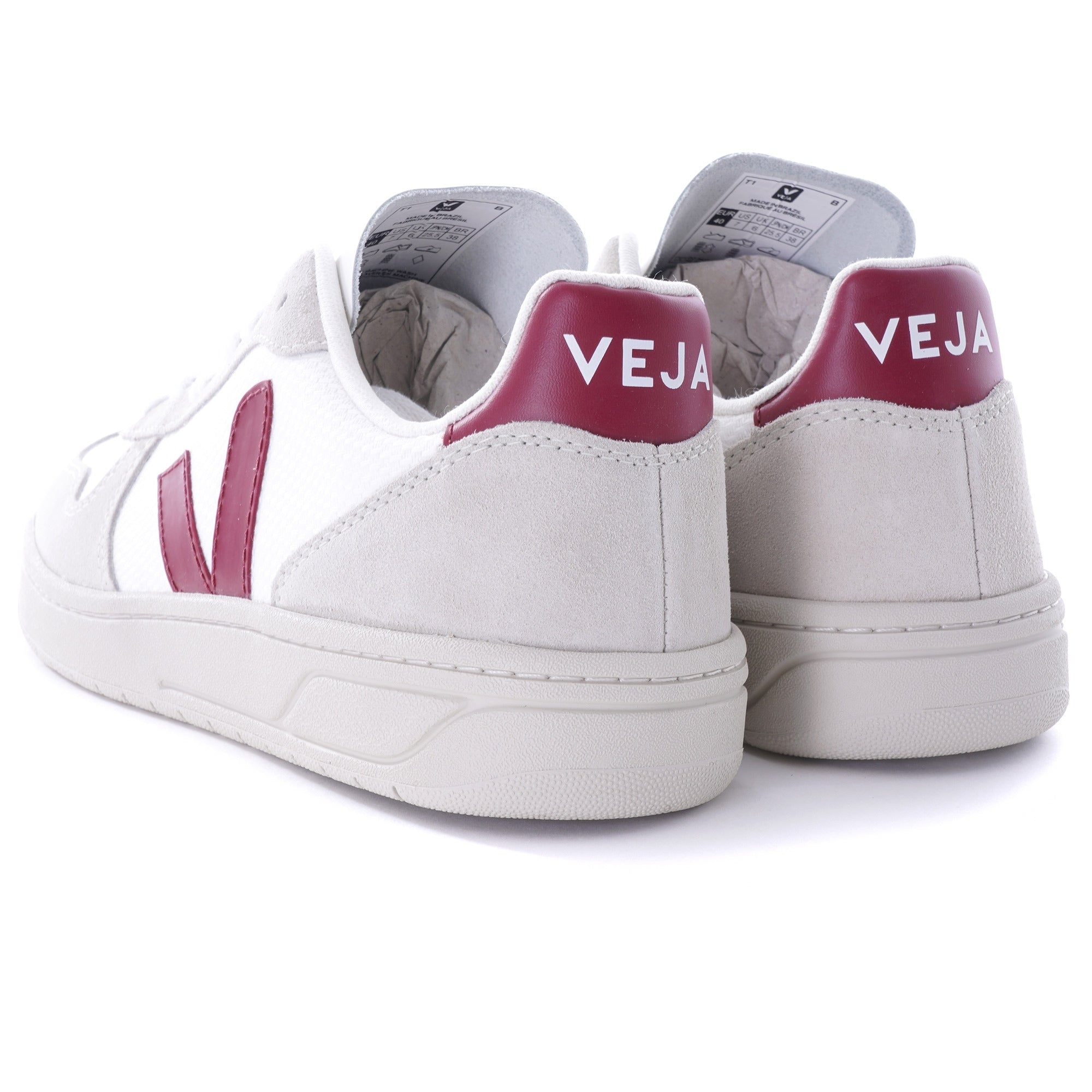 V-10 B-Mesh - White/Marsala
