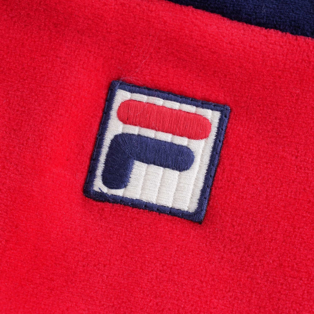 Slane Velour Track Top - Peacoat/Red/White