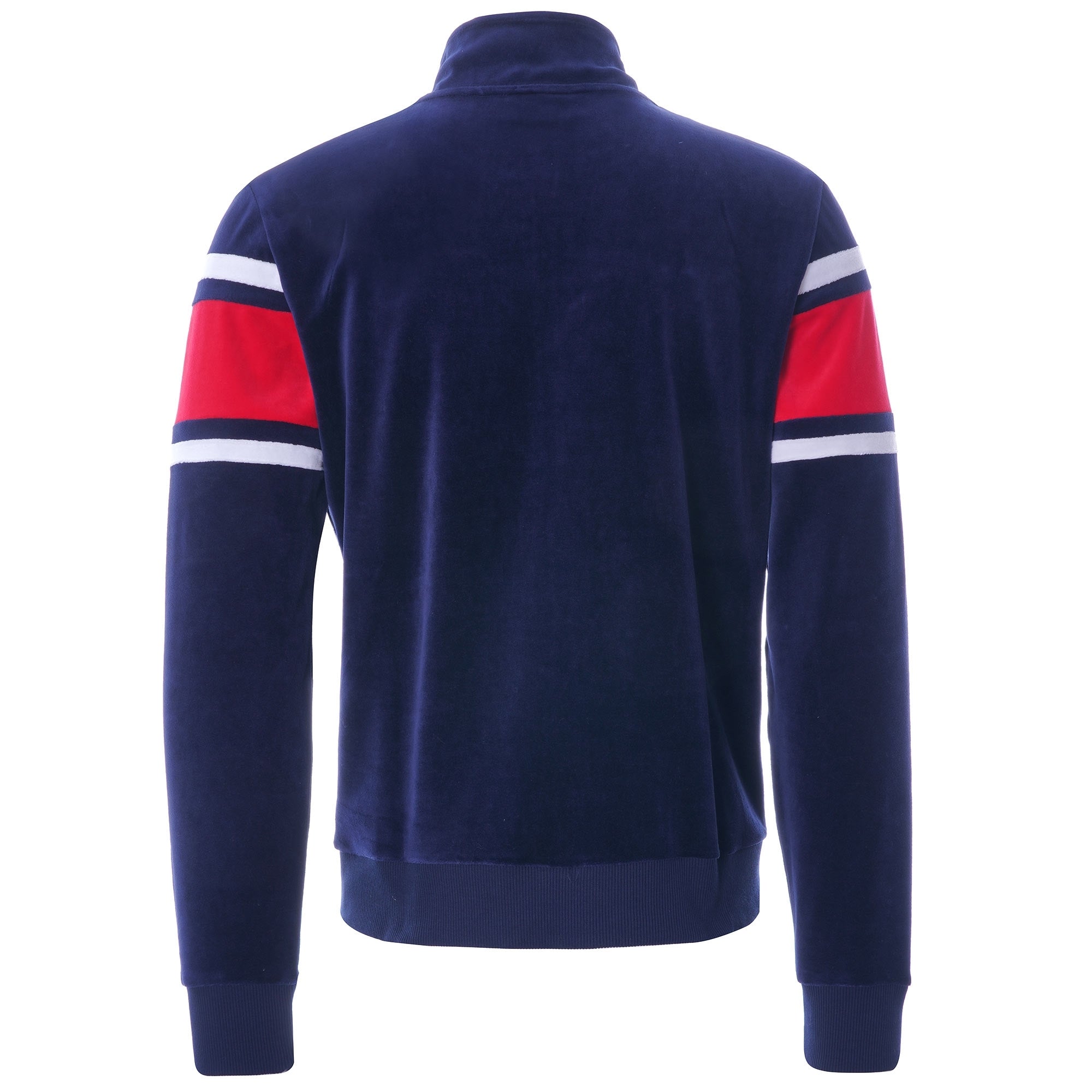 Slane Velour Track Top - Peacoat/Red/White