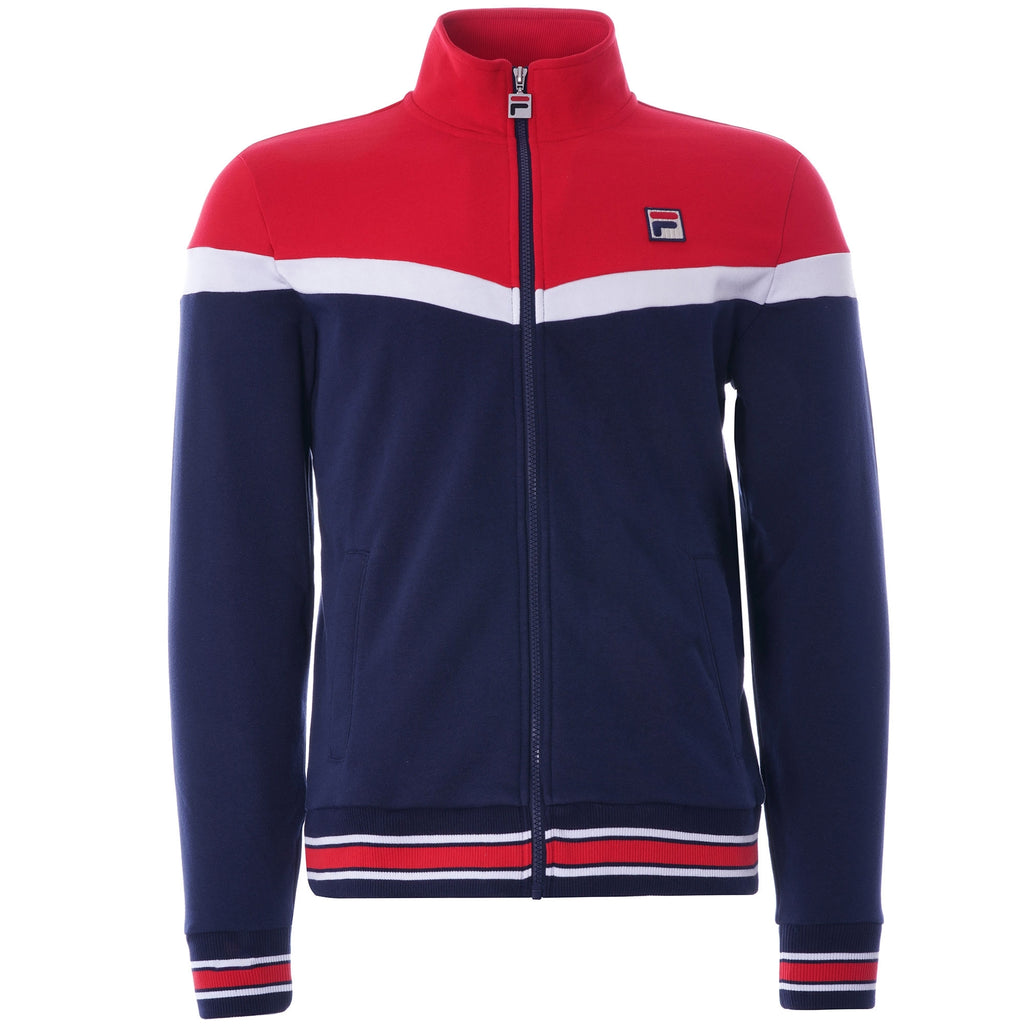 Flint Track Jacket - Peacoat /Chinese Red