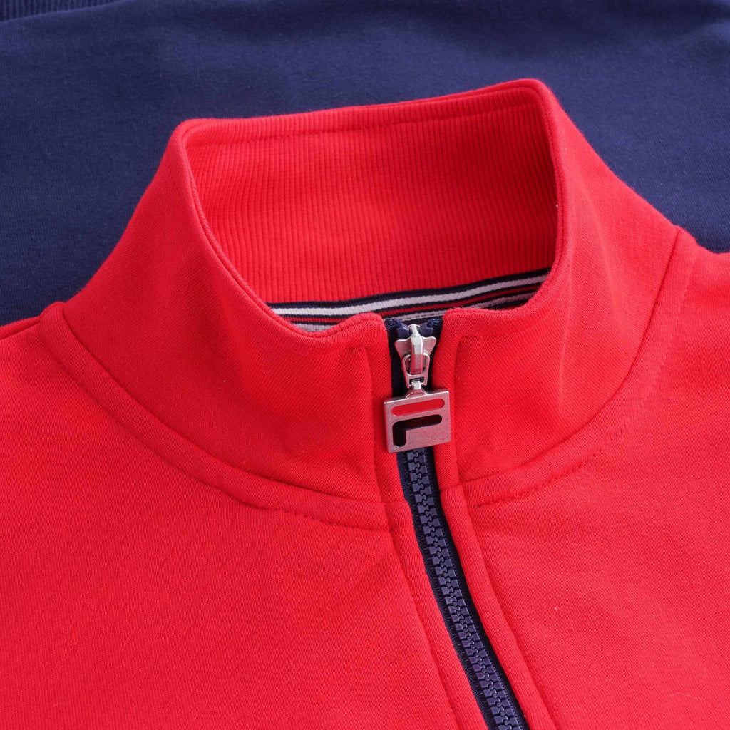 Flint Track Jacket - Peacoat /Chinese Red