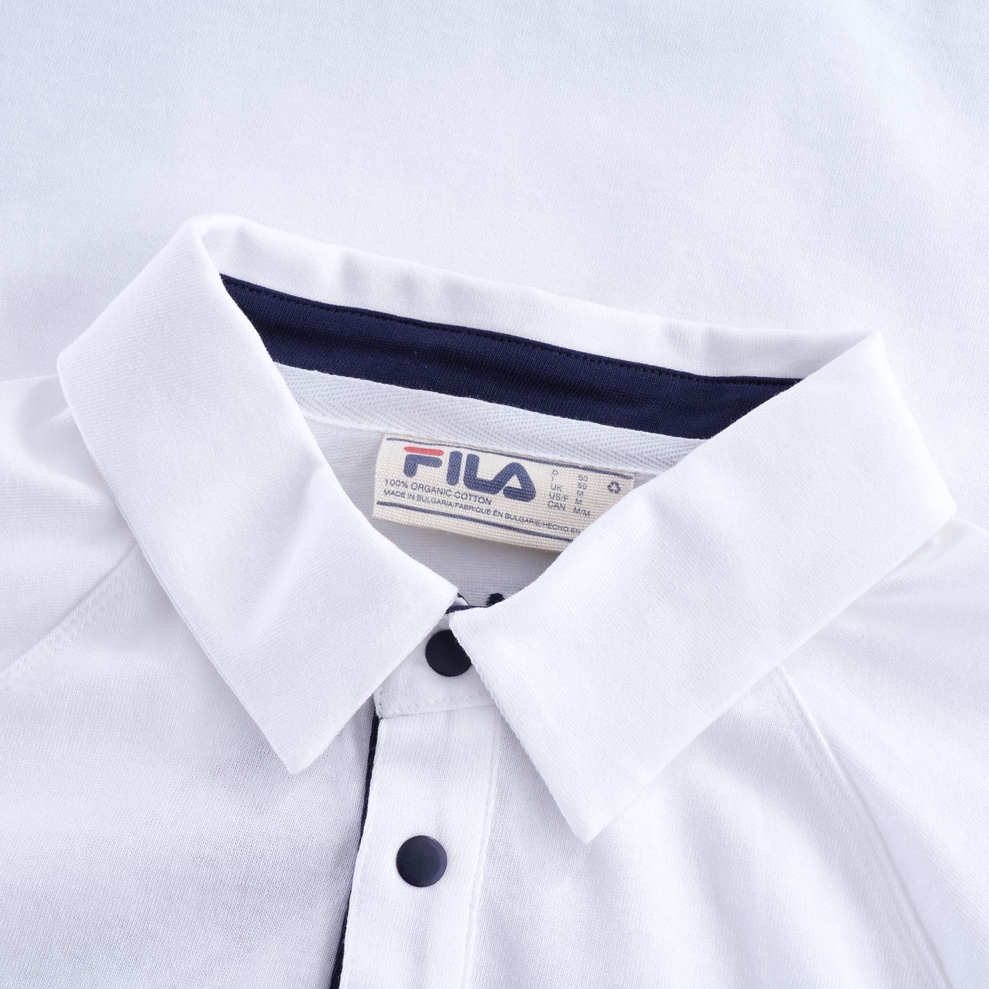 Gabriel Raglan Sleeve Polo Shirt - White