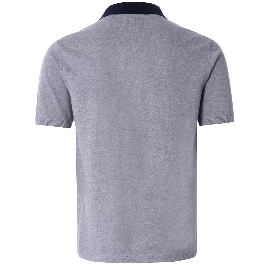 Santiago Knit Polo - Light Grey