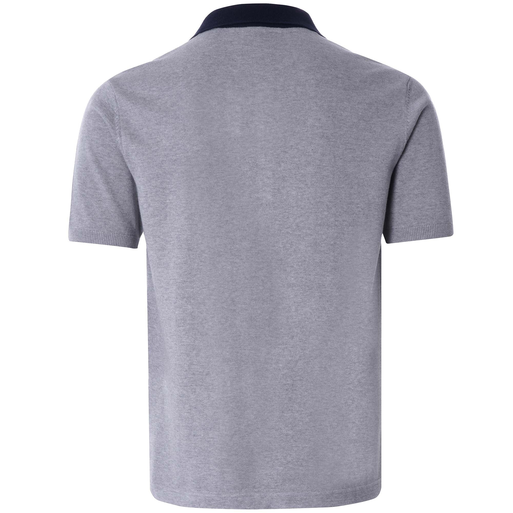 Santiago Knit Polo - Light Grey