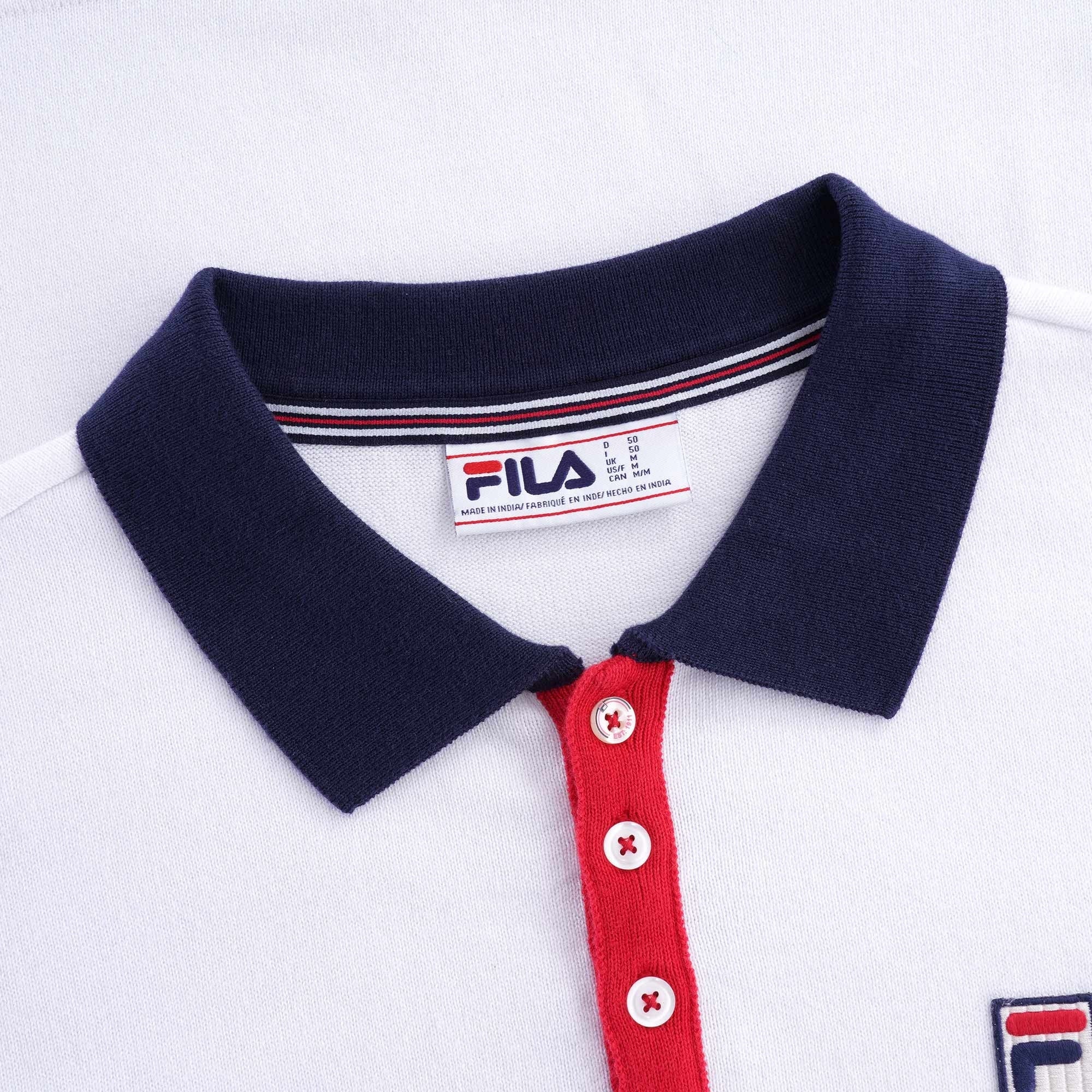 Santiago Knit Polo - White