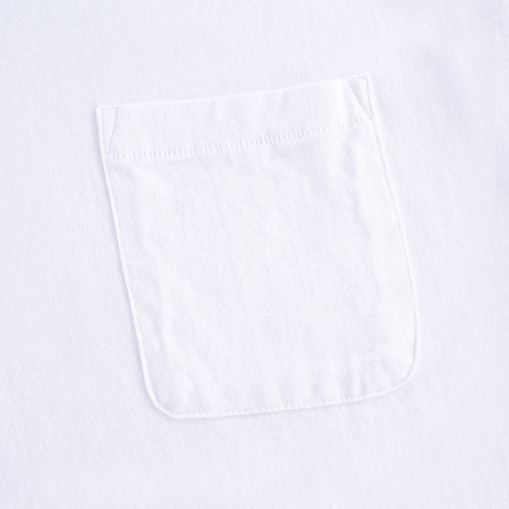 18/1 Jersey S/S Pocket Tee - White