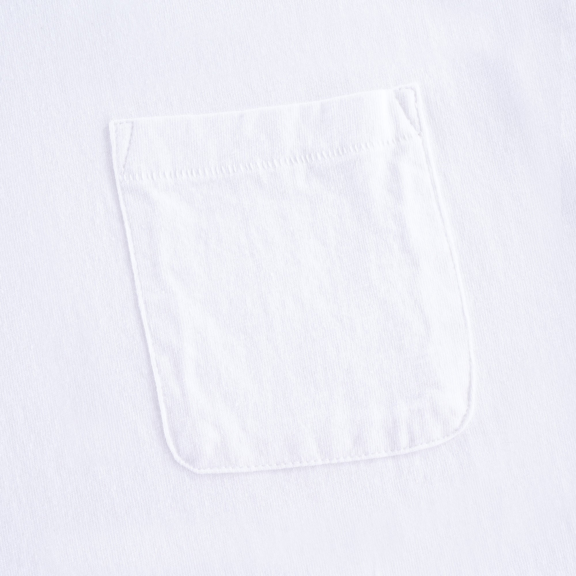 18/1 Jersey S/S Pocket Tee - White