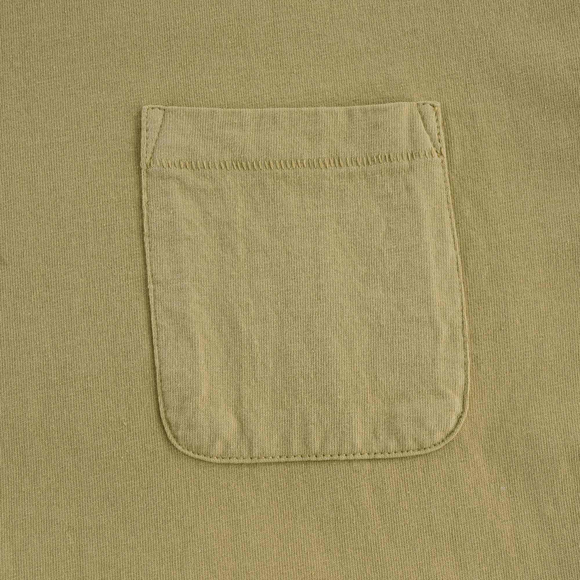 18/1 Jersey S/S Pocket Tee - Khaki