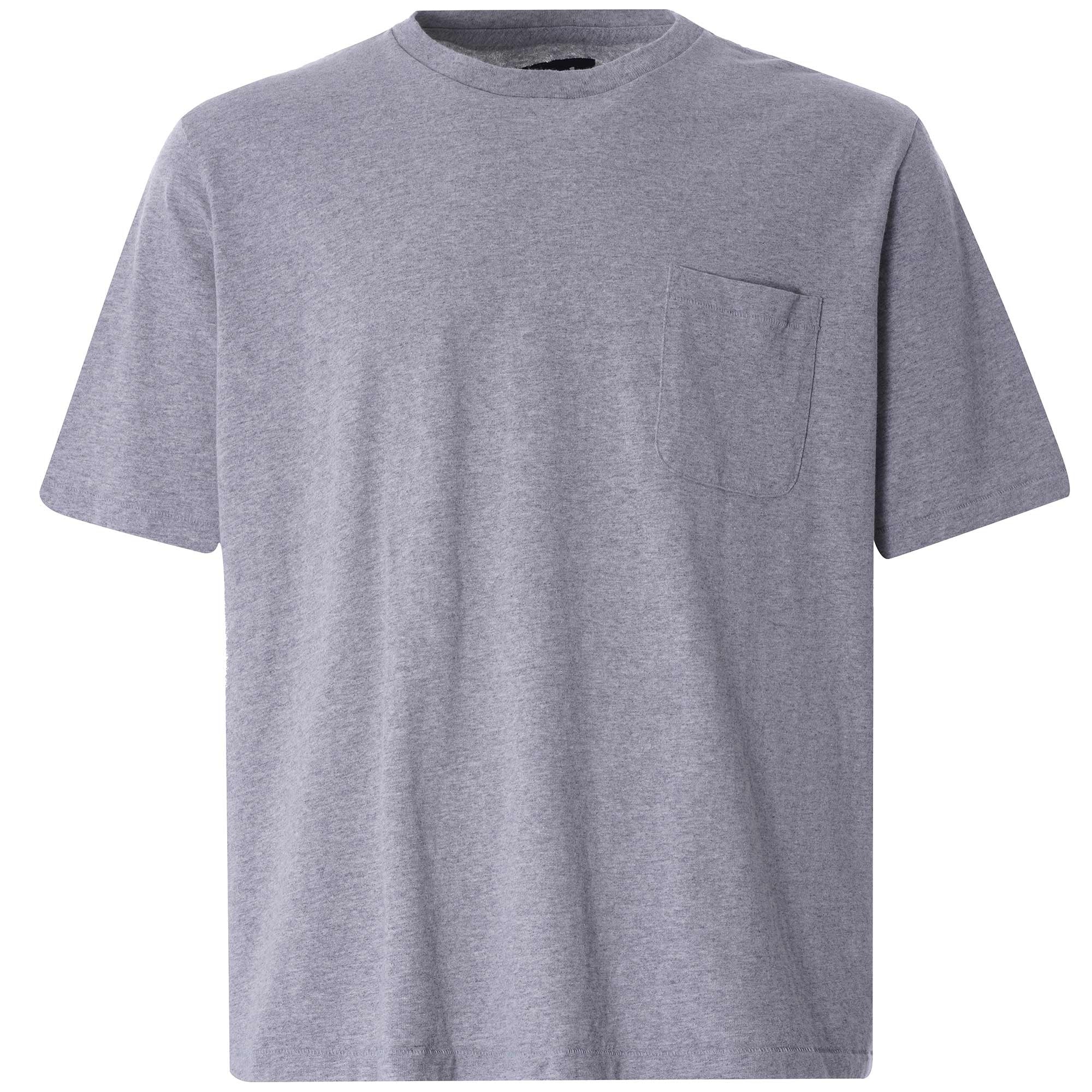 18/1 Jersey S/S Pocket Tee - Grey