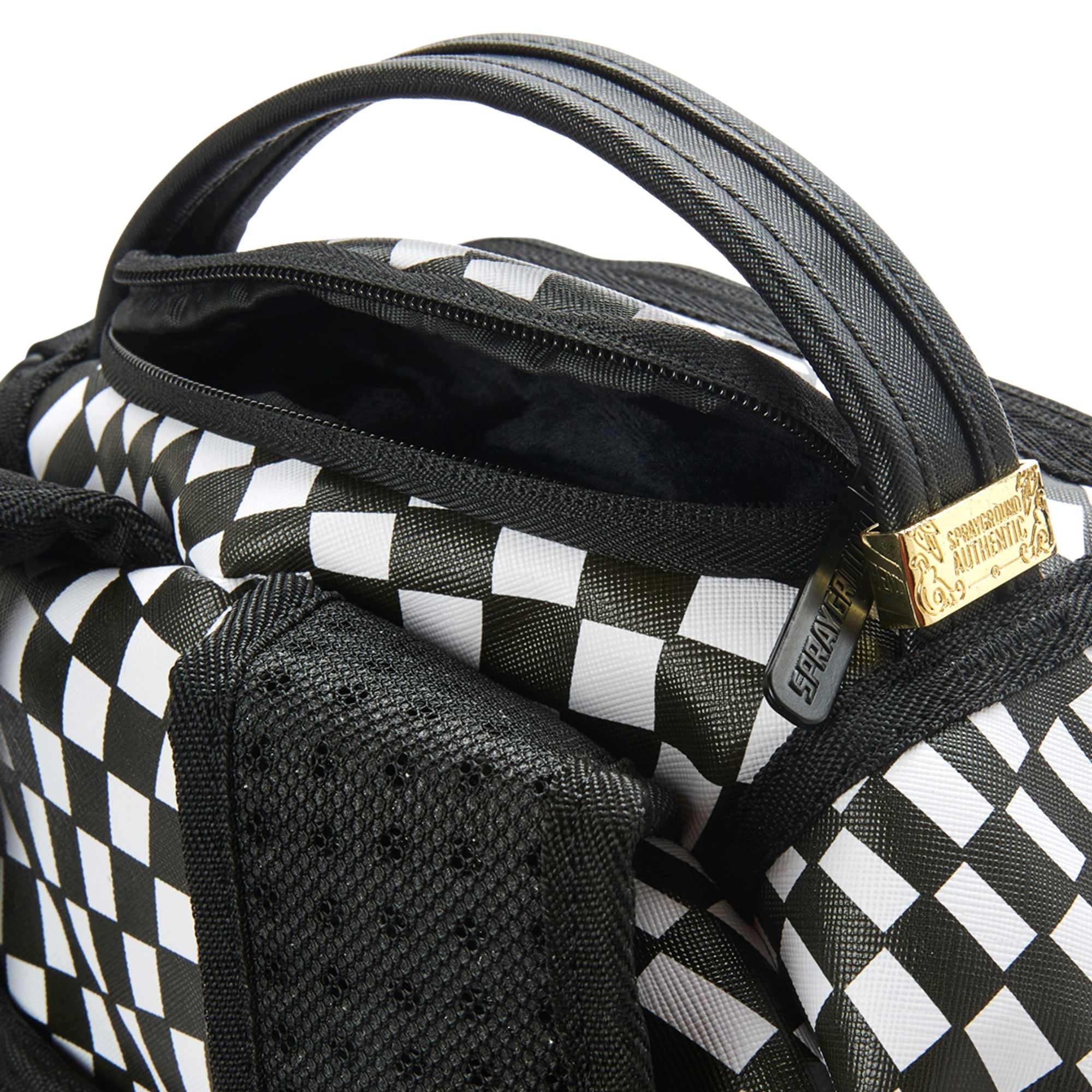 Trippy Check DLX Backpack - Black