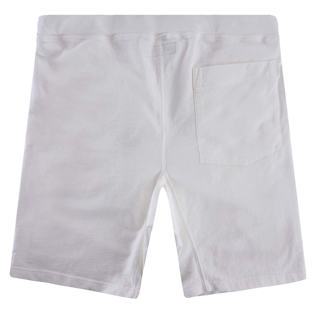French Terry Pleated Shorts - Cream