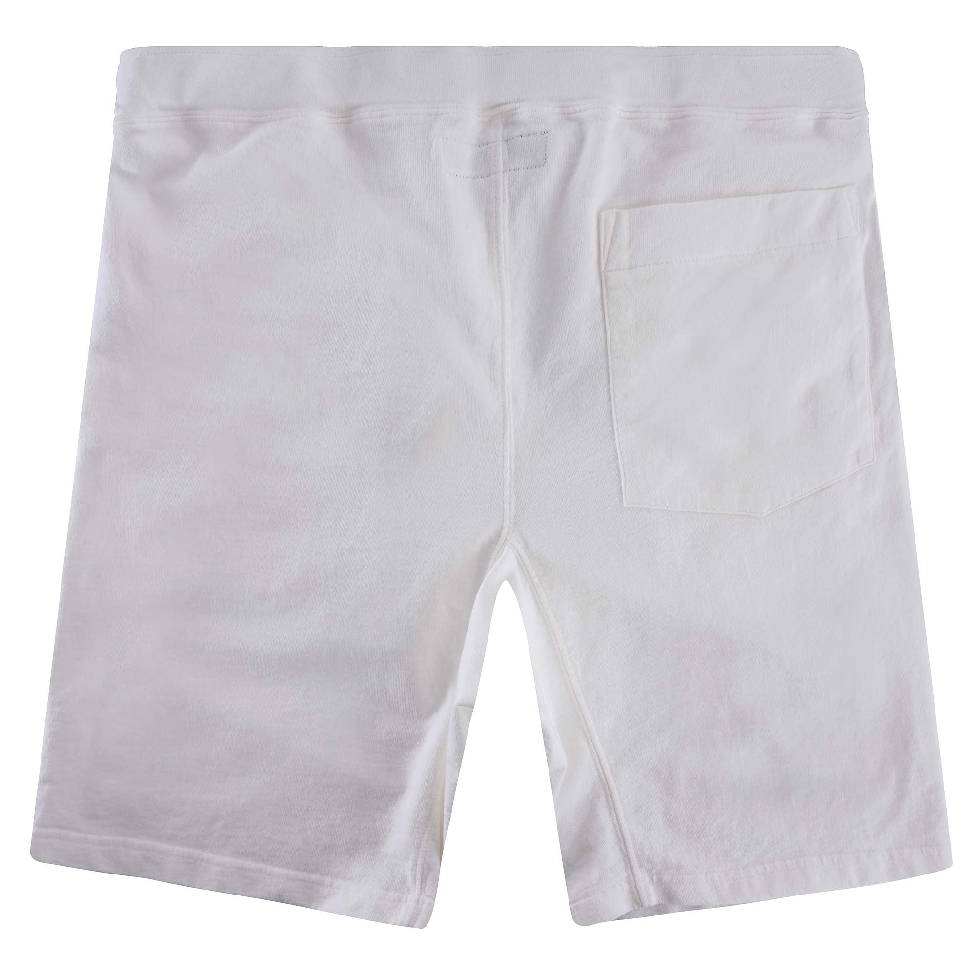 French Terry Pleated Shorts - Cream