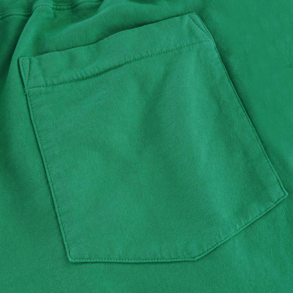 French Terry Pleated Shorts - Green