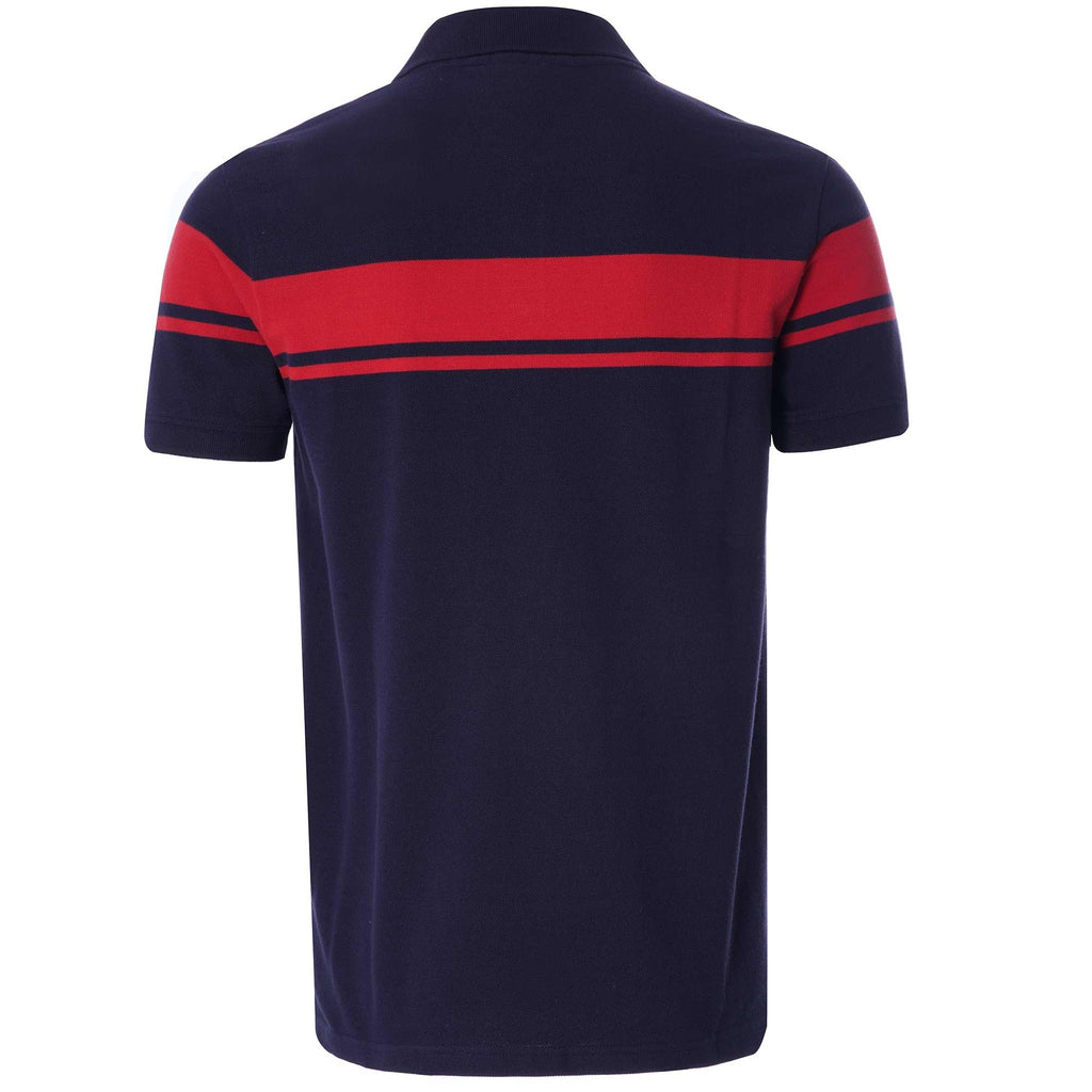 Young Line Polo Shirt - Night Sky/Red