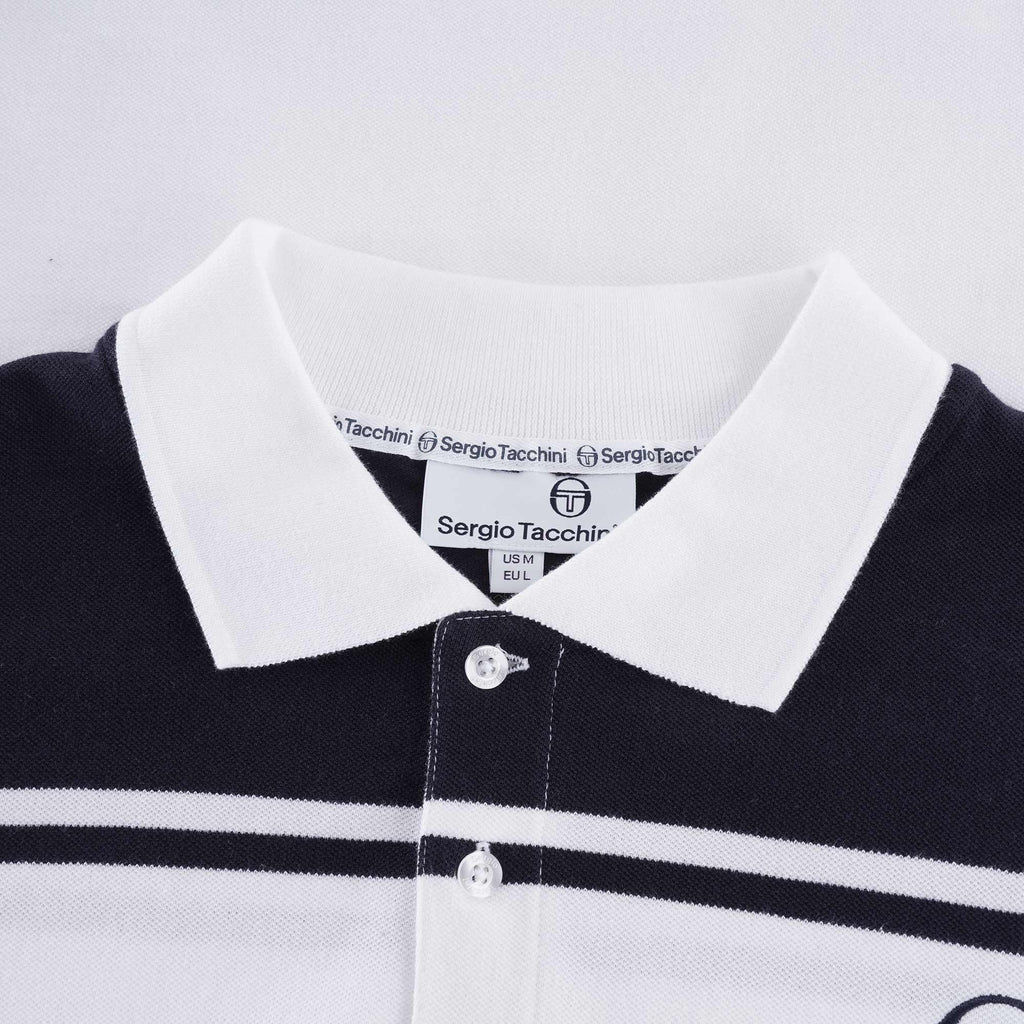 New Young Line Polo - White/Night Sky