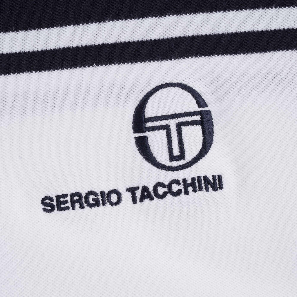 New Young Line Polo - White/Night Sky
