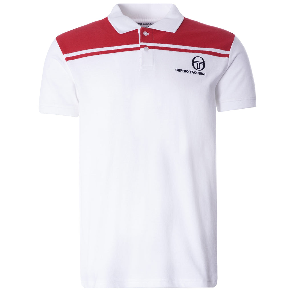 New Young Line Polo - Red/White
