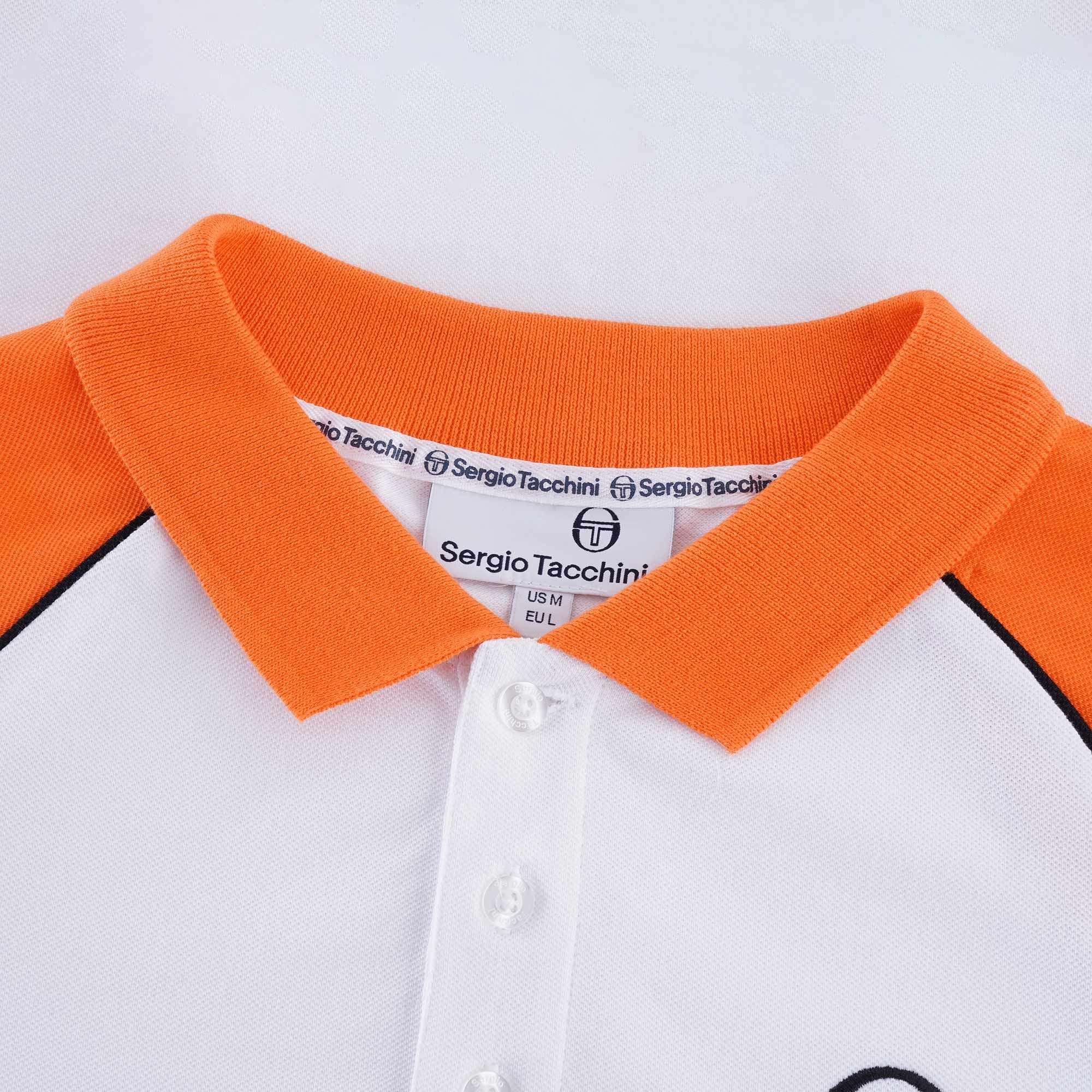 Cortona Polo - White/Orange