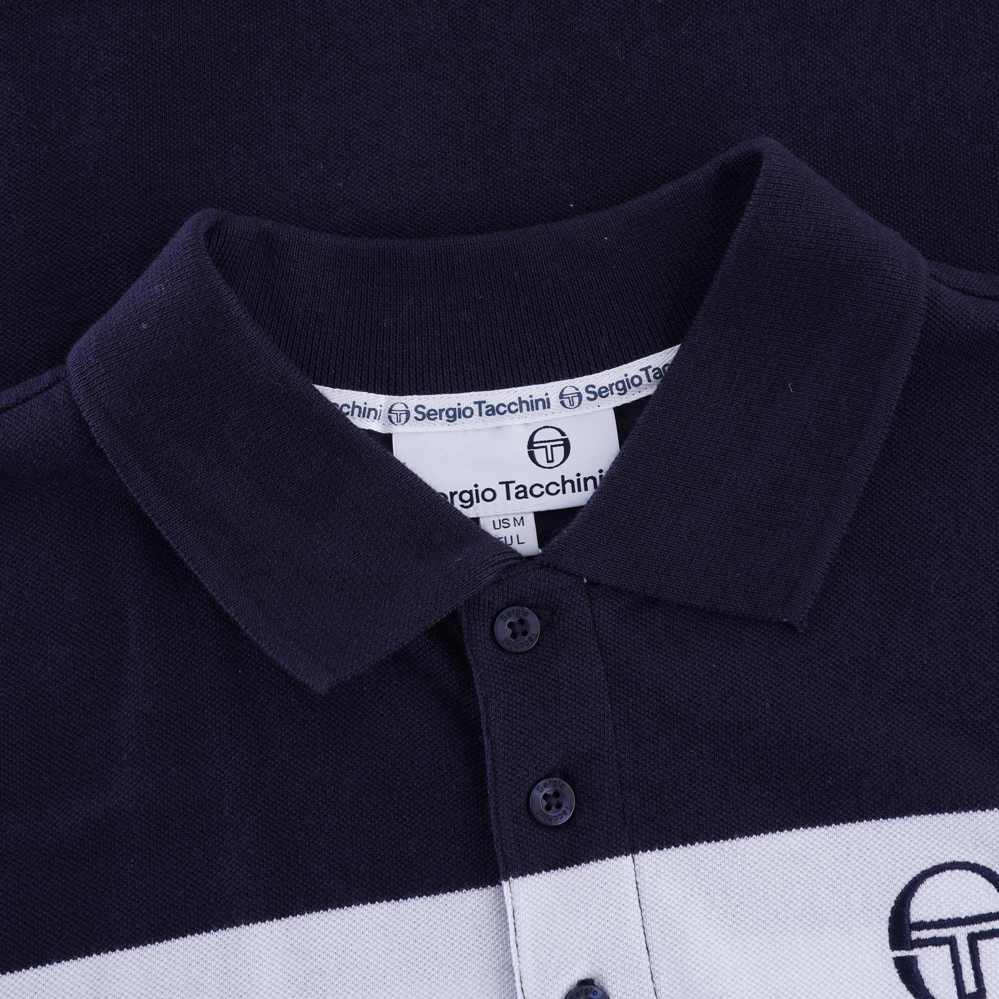 Young Line Polo Shirt - Night Sky/White