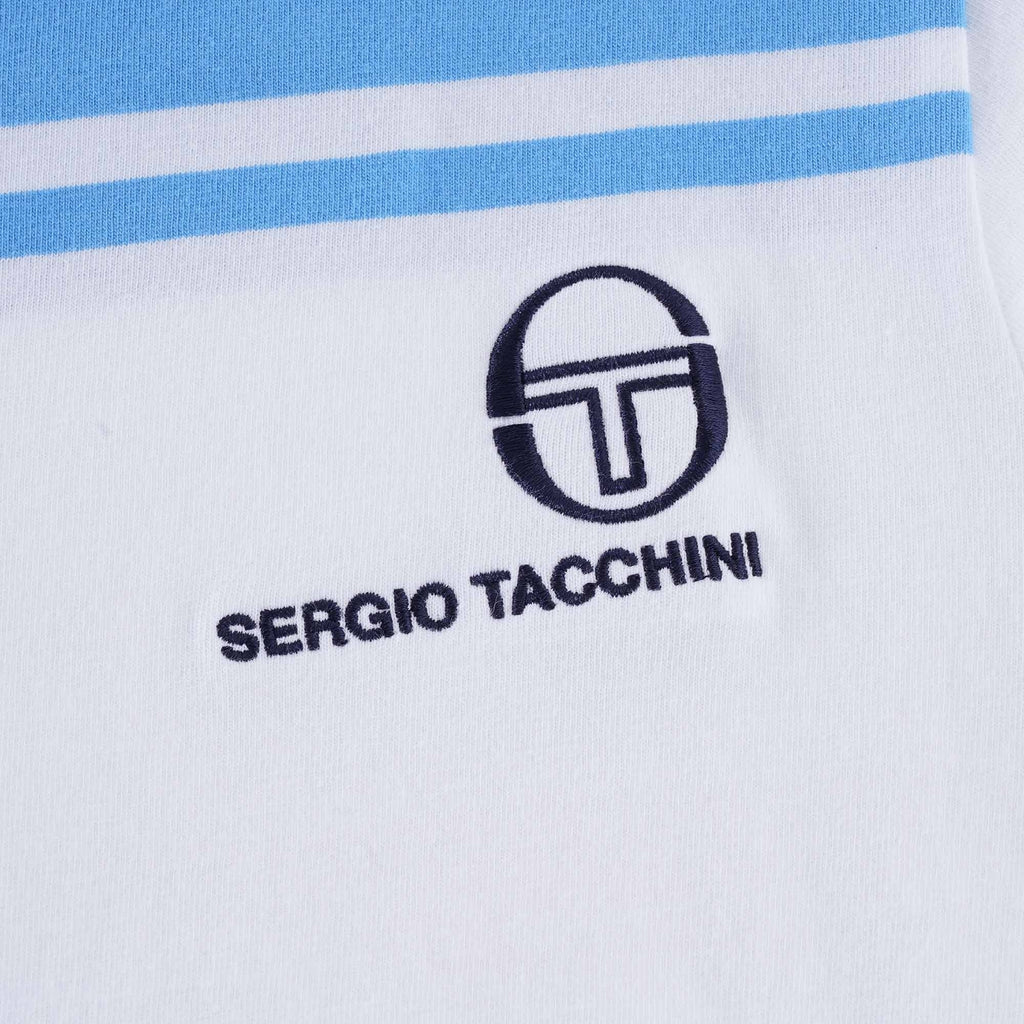 New Young Line T-Shirt - White/Azure