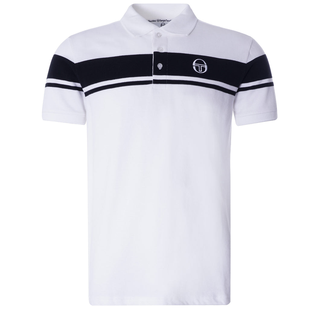 Young Line Polo Shirt - White/Black