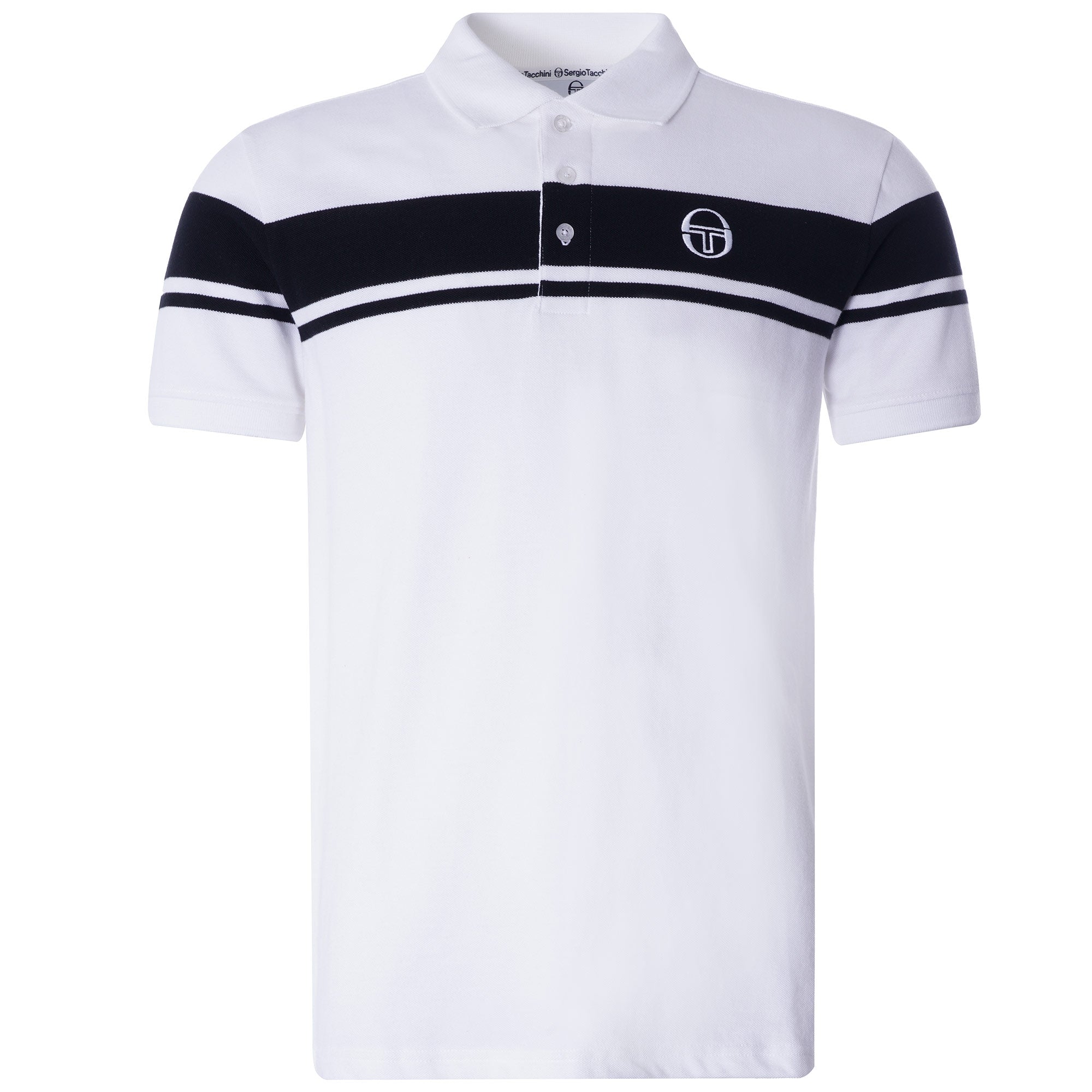 Young Line Polo Shirt - White/Black