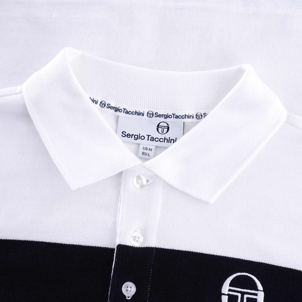 Young Line Polo Shirt - White/Black