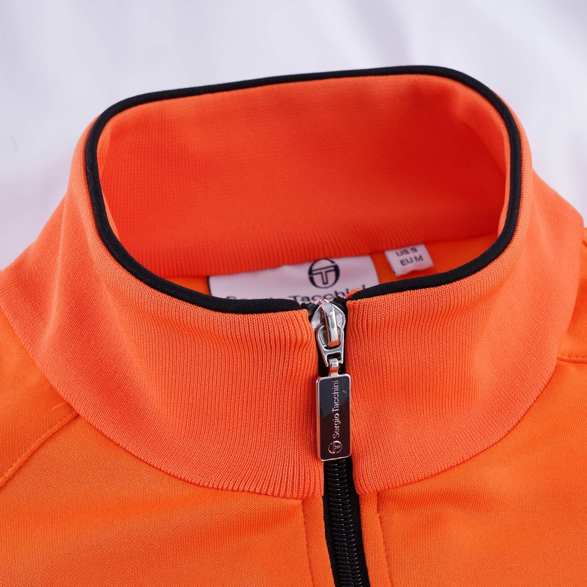 Orion Track Top - White/Orange