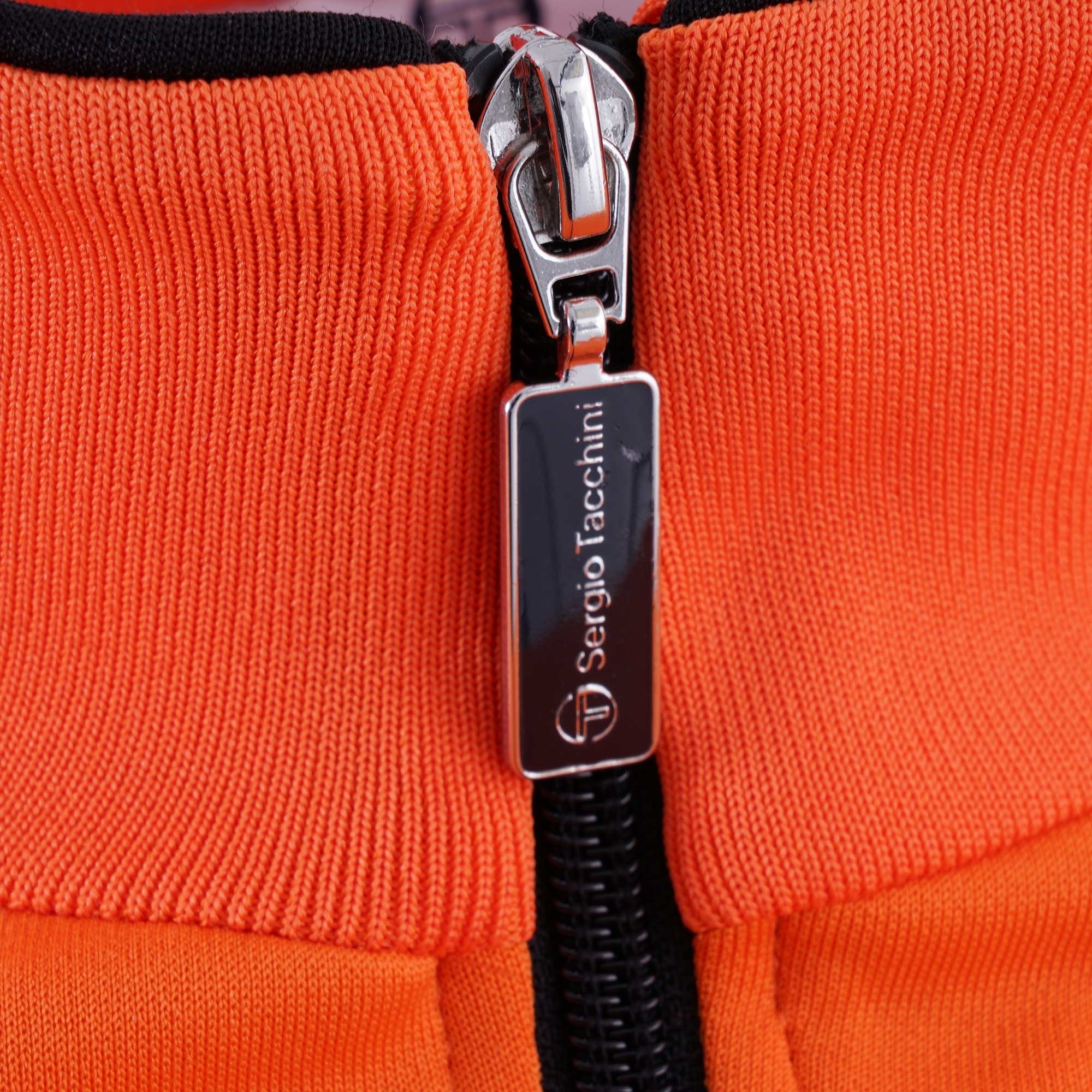 Orion Track Top - White/Orange