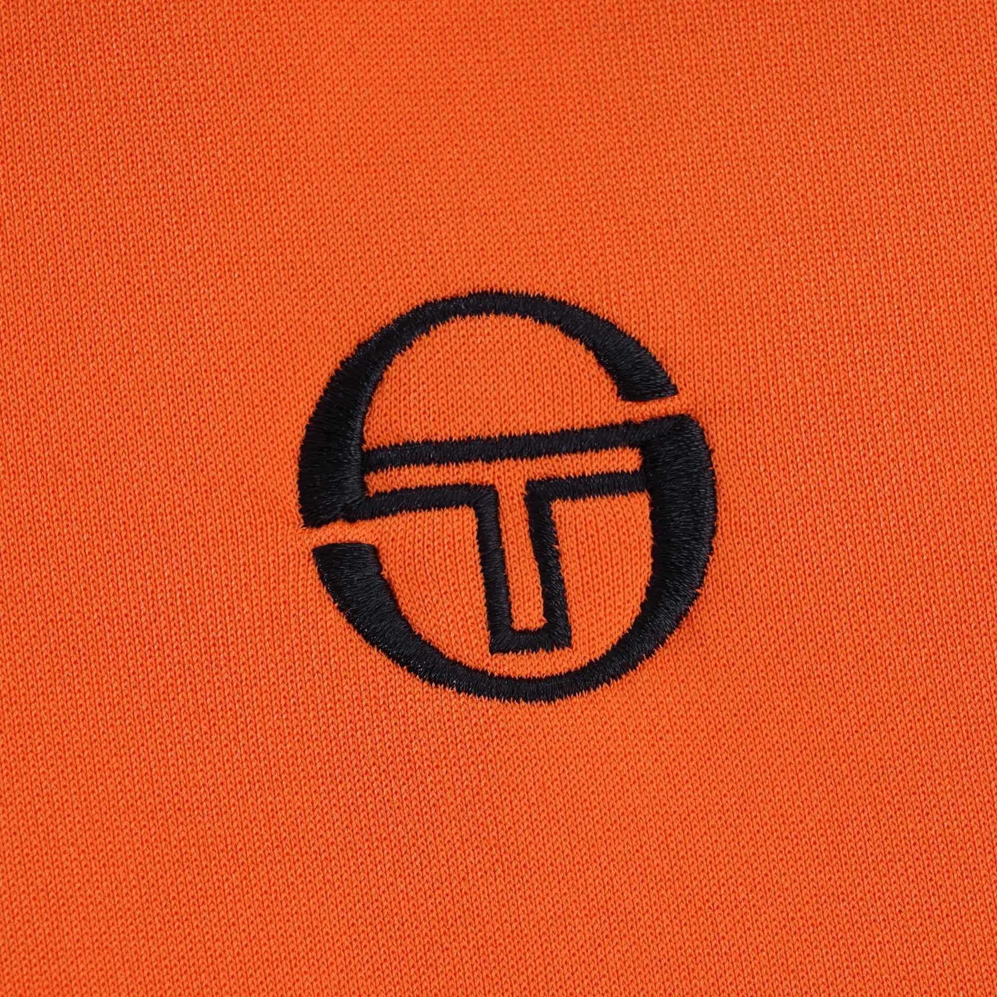 Orion Track Top - White/Orange