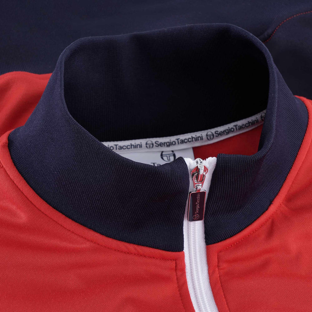 Scirocco Track Top - Night Sky/Red