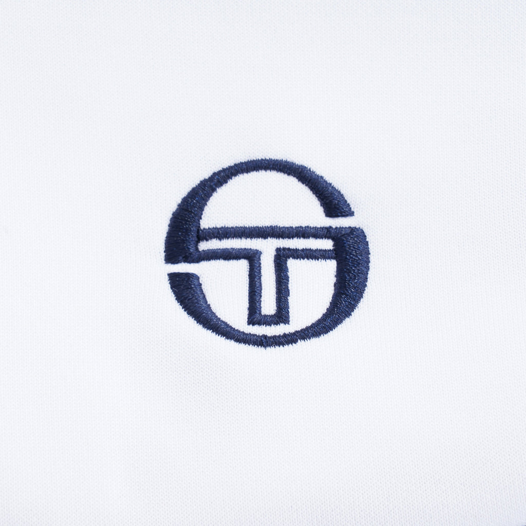 Orion Track Top - Azure Blue/White