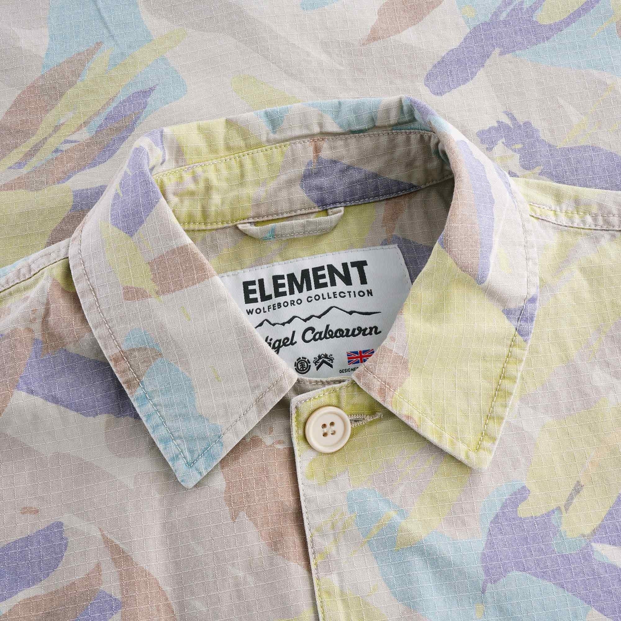 x Element Summer Short Sleeve Shirt - Abstract Camo