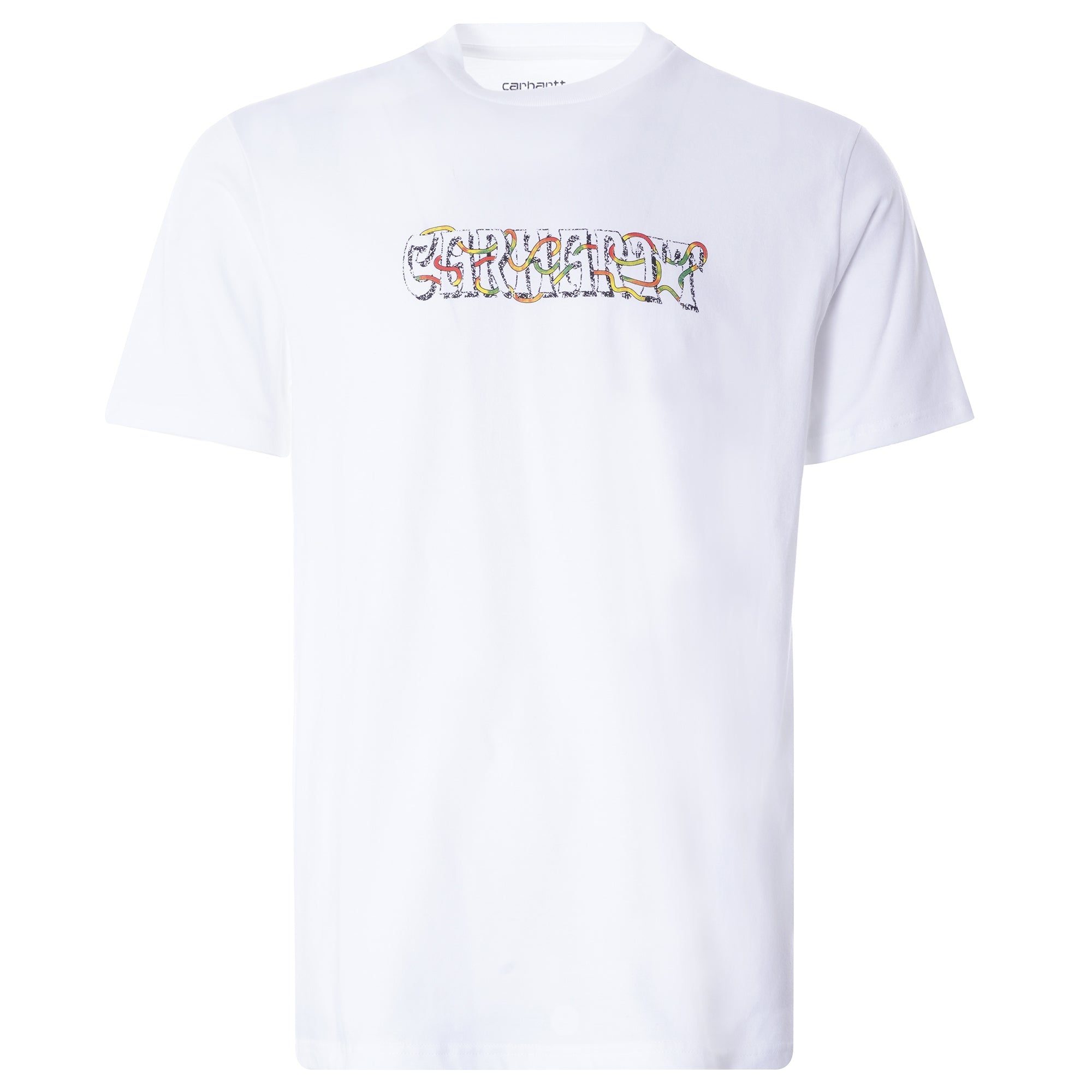 Transmission Script T-Shirt - White
