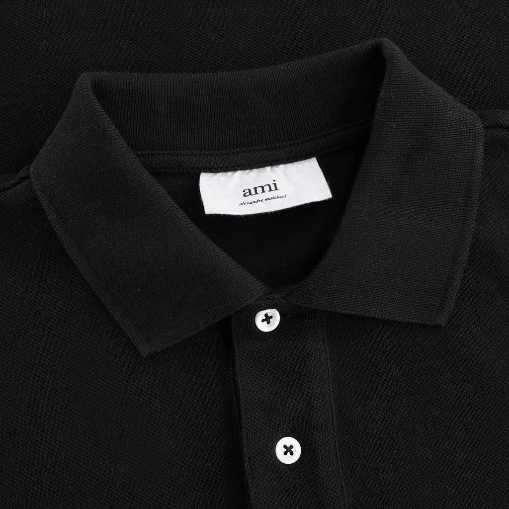 Ami De Coeur Polo Shirt - Black