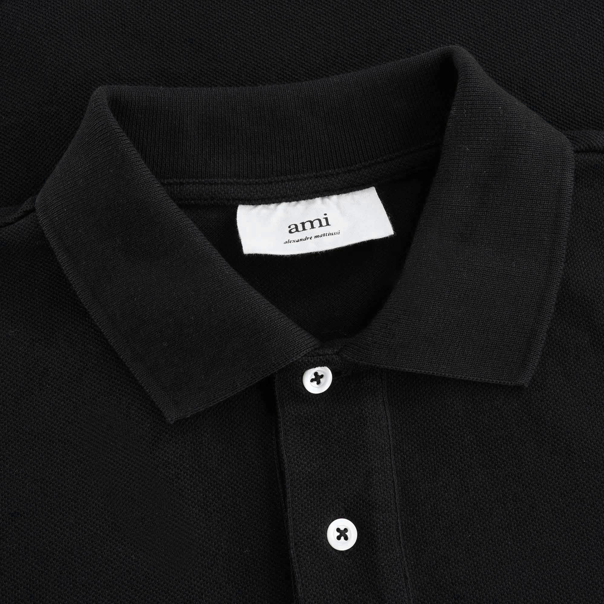 Ami De Coeur Polo Shirt - Black