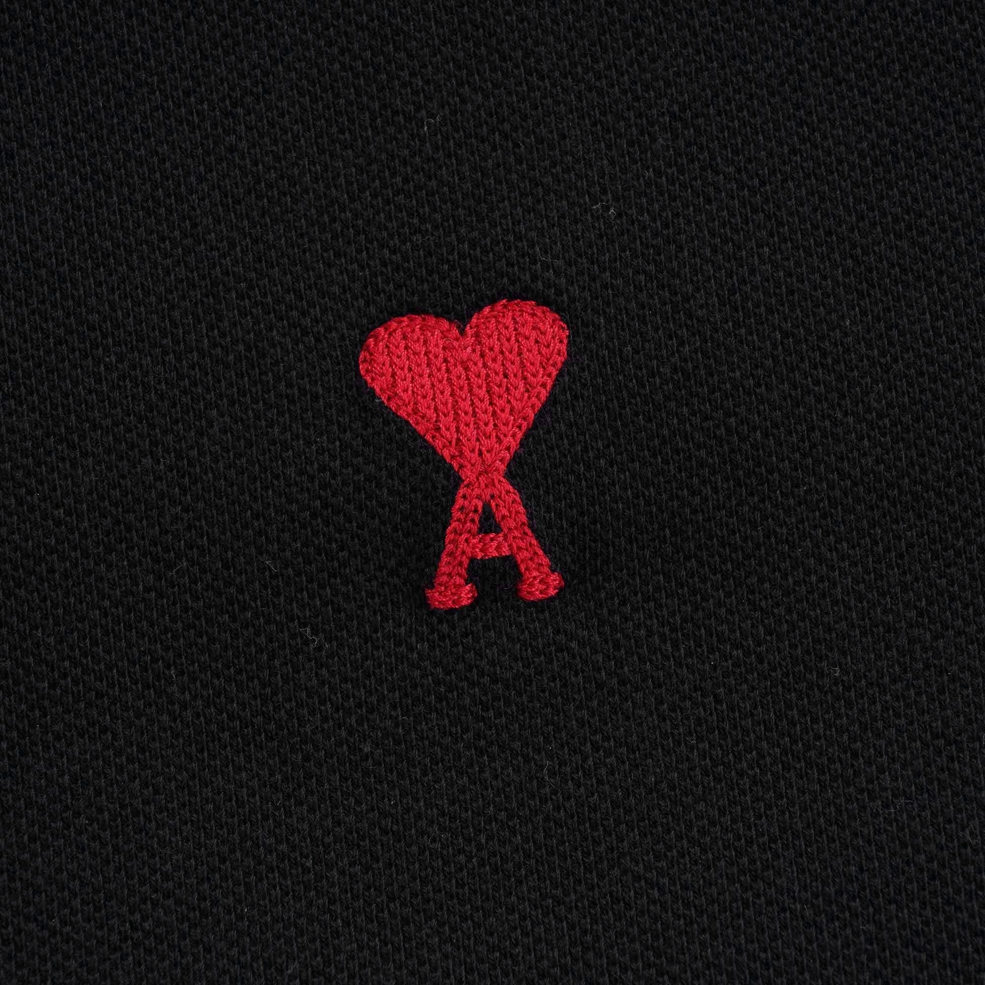 Ami De Coeur Polo Shirt - Black