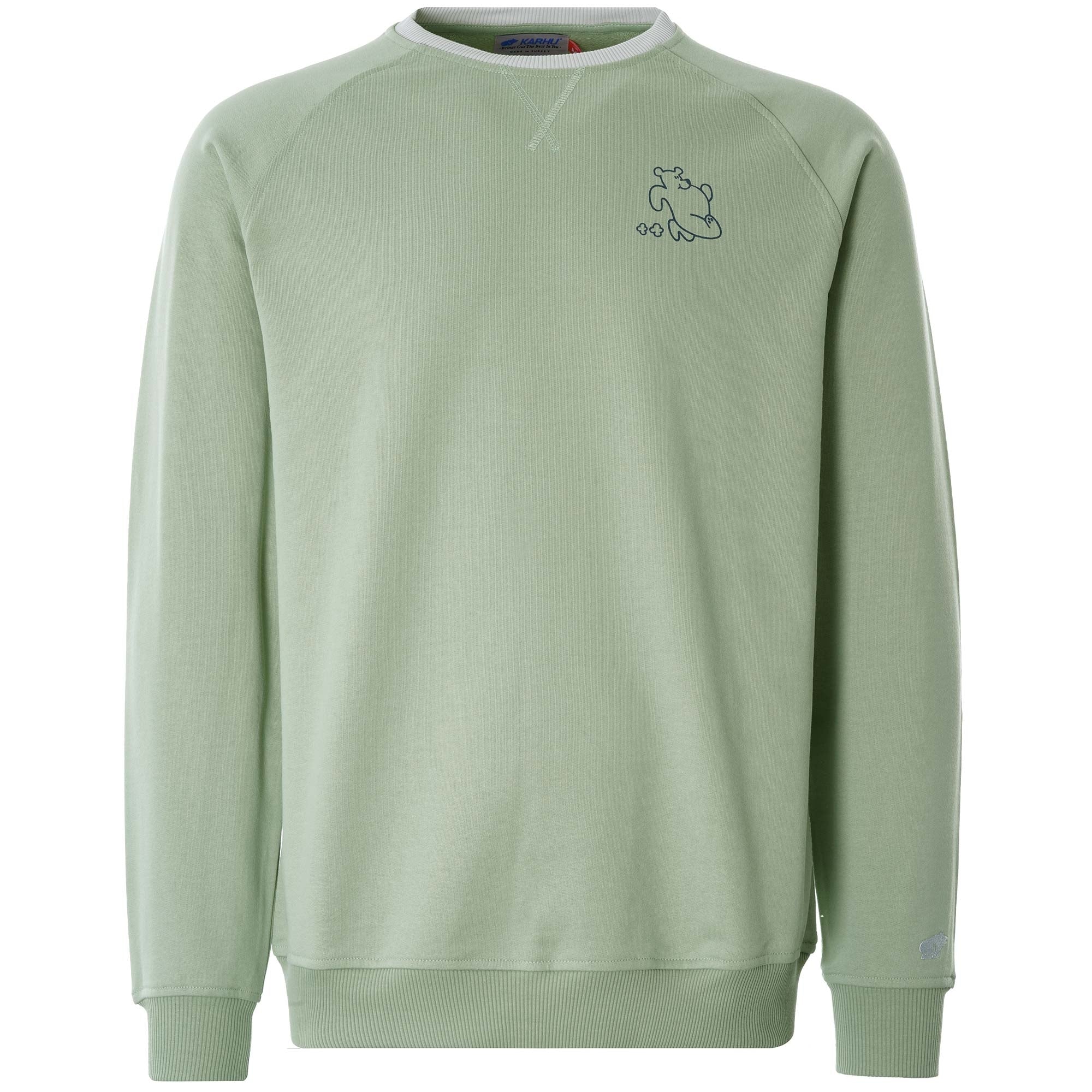Trampas Bear Sweatshirt - Sage