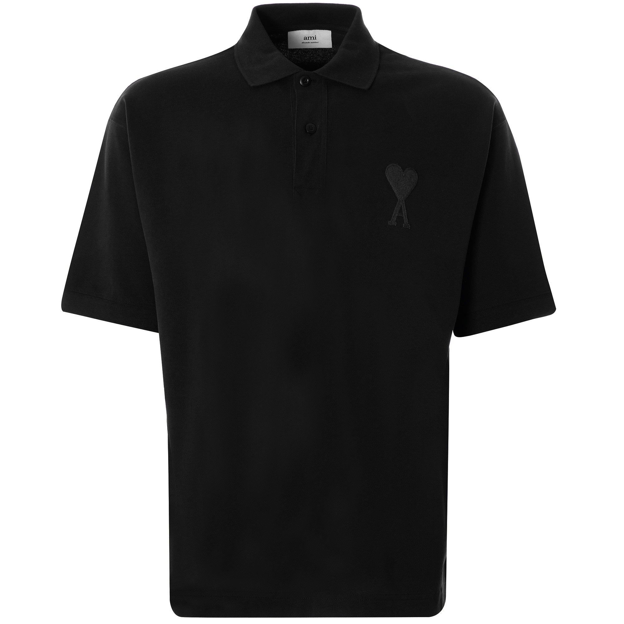 Ami De Coeur Polo Shirt - Black