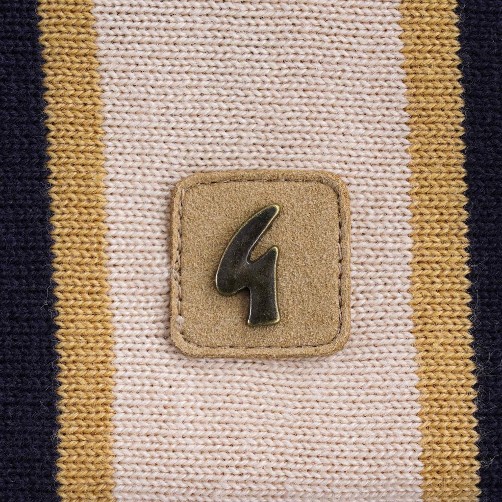 Searle Knitted Polo Shirt - Sand