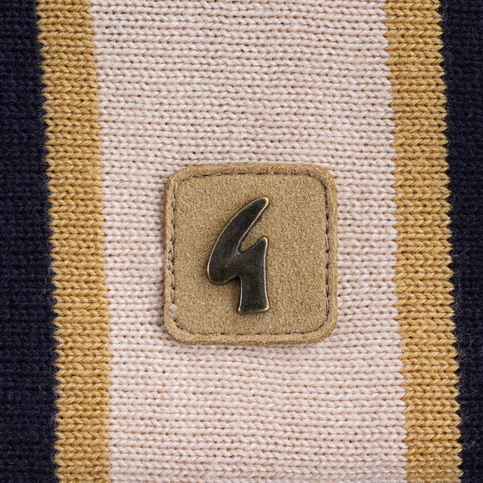 Searle Knitted Polo Shirt - Sand
