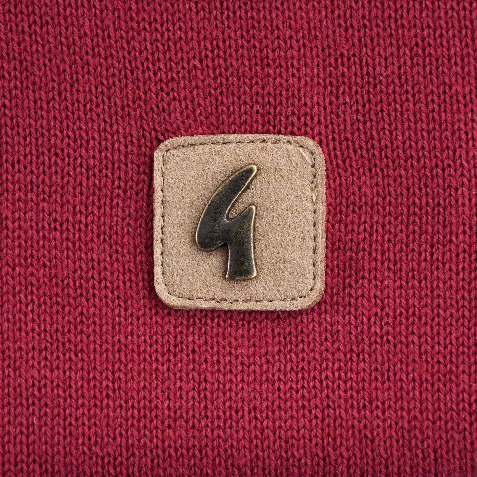 Jackson Knitted Polo Shirt - Tayberry