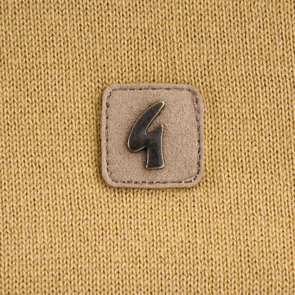 Jackson Knitted Polo Shirt - Sand