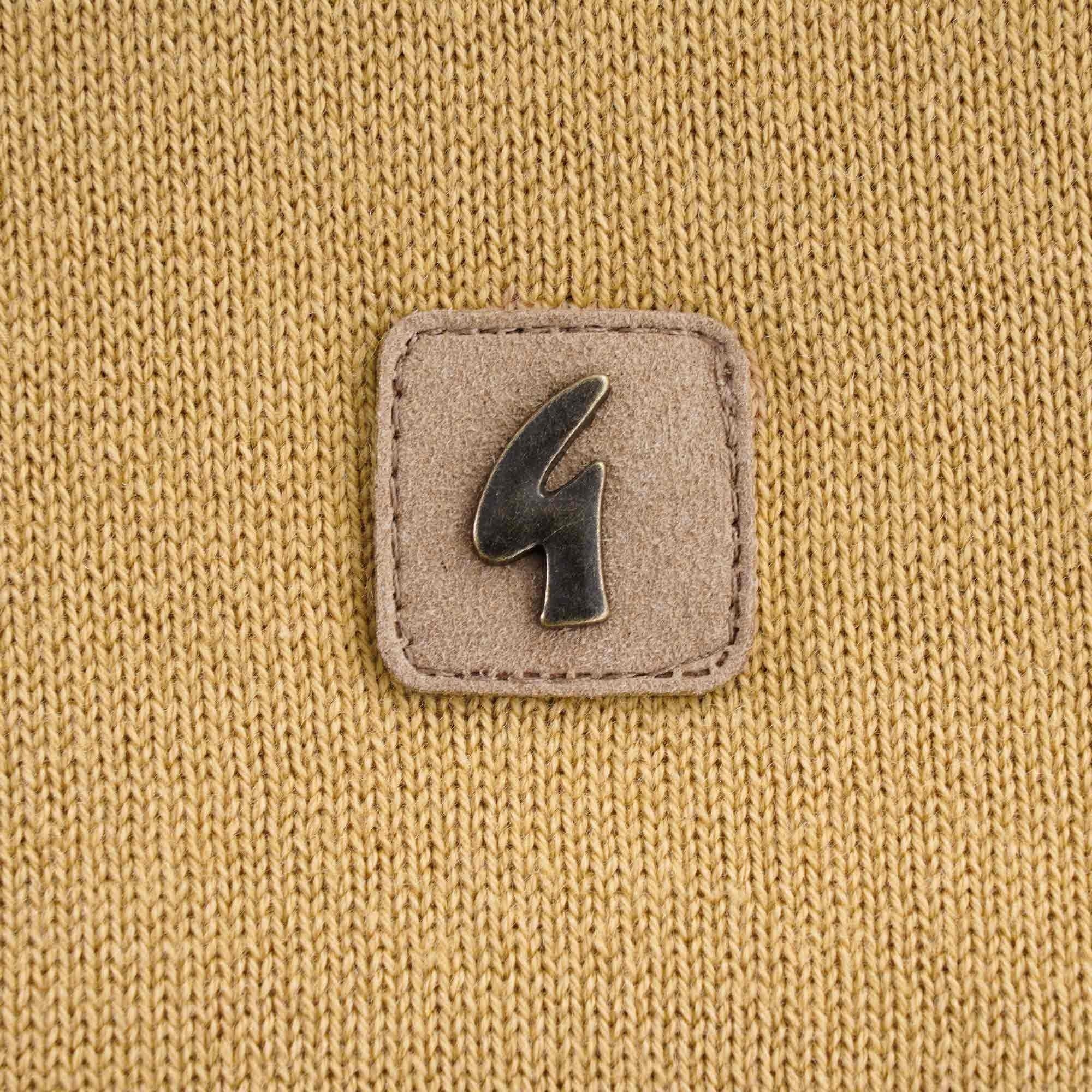 Jackson Knitted Polo Shirt - Sand