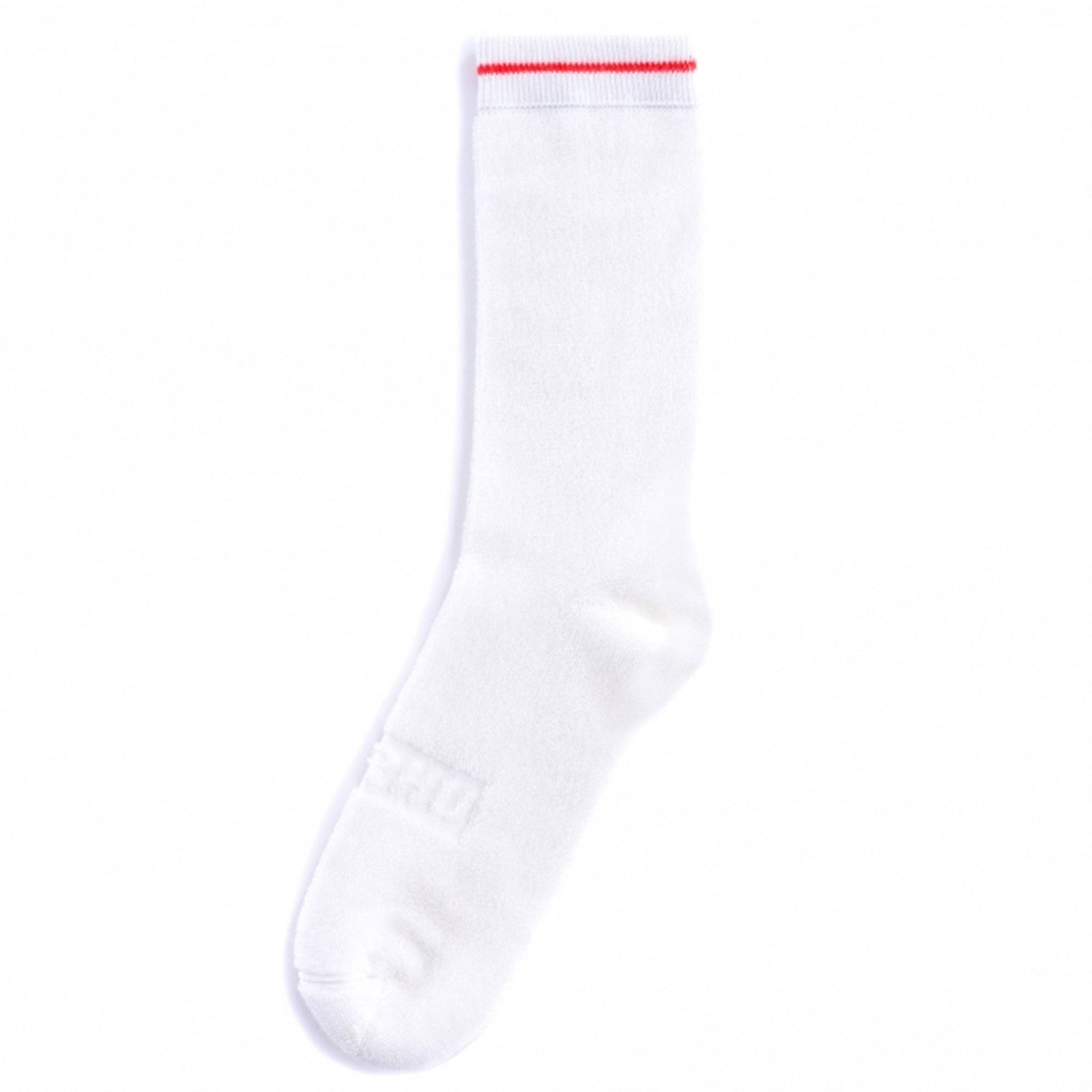 Logo Sock - White