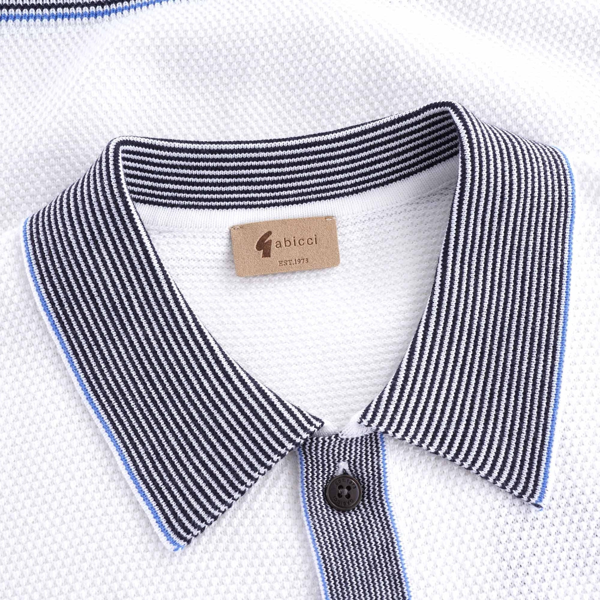 Dicaprio Knitted Polo Shirt - White