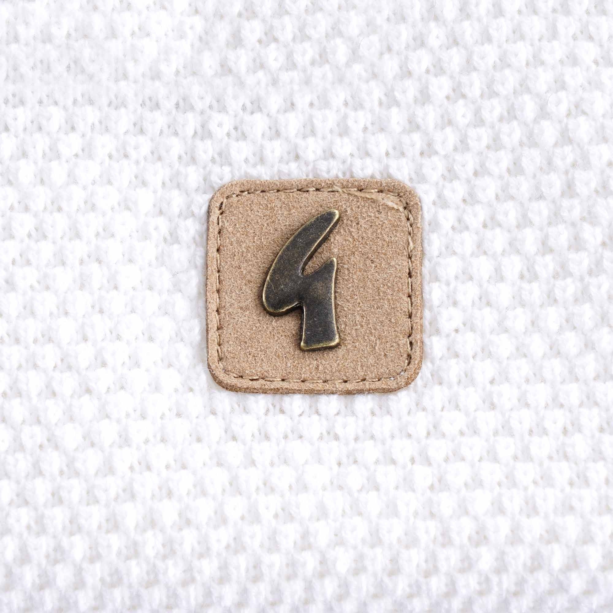 Dicaprio Knitted Polo Shirt - White
