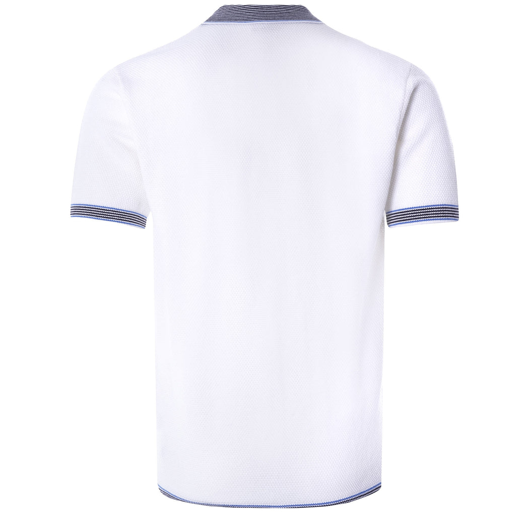 Dicaprio Knitted Polo Shirt - White