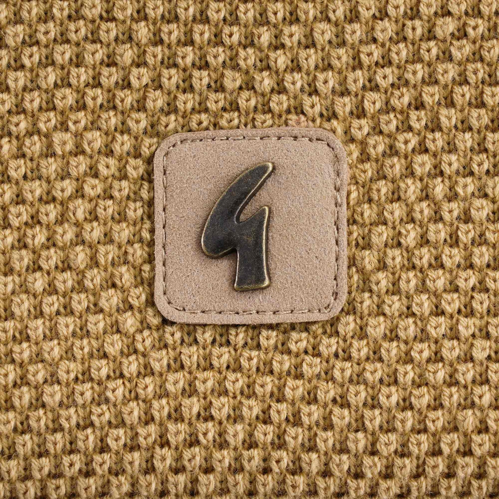 Dicaprio Knitted Polo Shirt - Sand