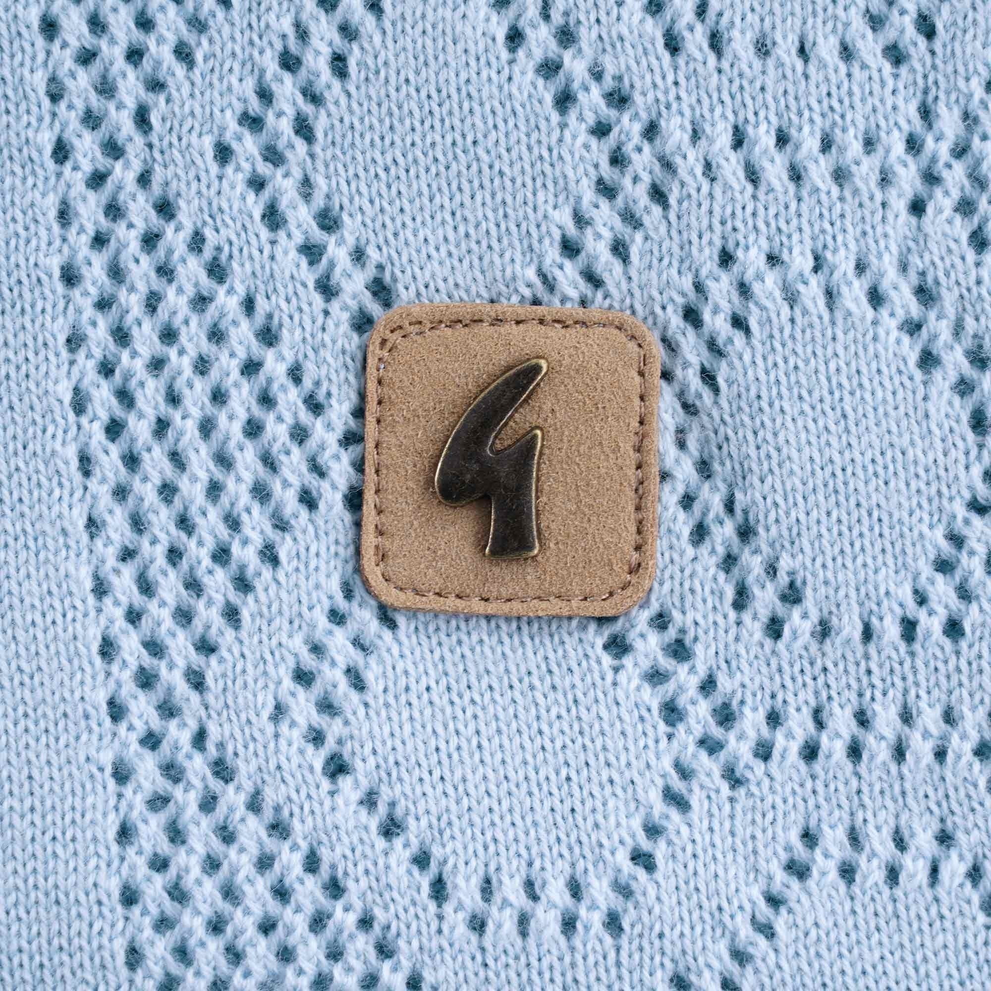 Bronson Knitted Polo Shirt - Ice